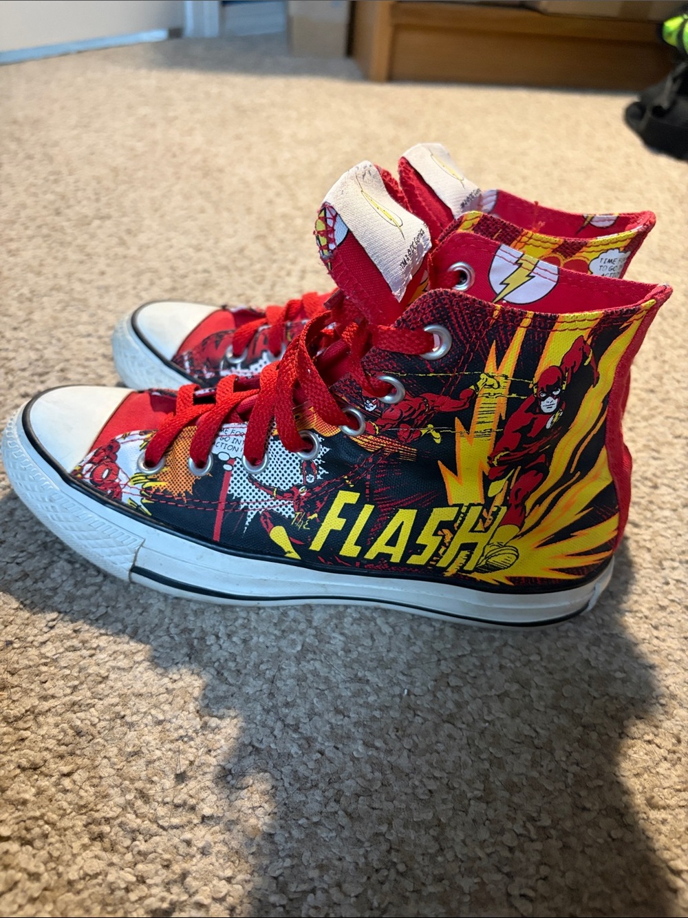 DC Comics The Flash High Top Converse